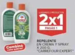 Carrefour Carrefour expert repelente en crema y spray oferta