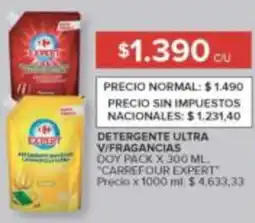 Carrefour Carrefour expert detergente ultra v/fragancias doy pack oferta