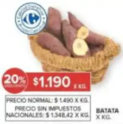 Carrefour Batata oferta