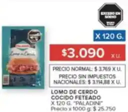 Carrefour Paladini lomo de cerdo cocido feteado oferta