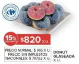Carrefour Donut glaseada oferta
