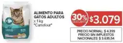 Carrefour Carrefour alimento para gatos adultos oferta