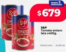 Supermayorista Vital S&P tomate entero lata oferta