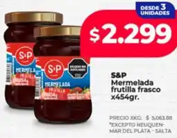 Supermayorista Vital S&P mermelada frutilla frasco oferta