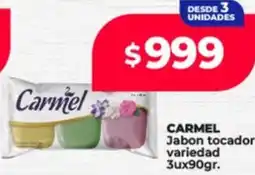 Supermayorista Vital Carmel jabon tocador variedad oferta