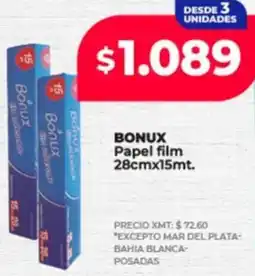 Supermayorista Vital Bonux papel film oferta