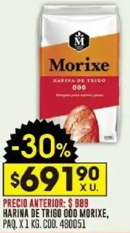 Coto Morixe harina de trigo 000, paq. oferta