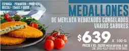 Coto Medallones de merluza rebozados congelados varios sabores oferta