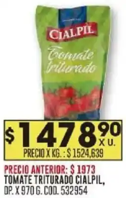 Coto Cialpil tomate triturado op. oferta