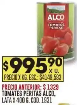 Coto Alco tomates peritas lata oferta