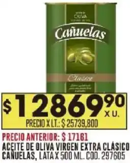 Coto Cañuelas aceite de oliva virgen extra clásico lata oferta