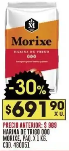 Coto Morixe harina de trigo 000 paq. oferta