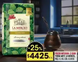 Coto La merced yerba mate paq. oferta