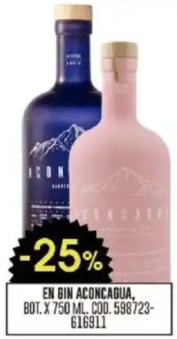 Coto Aconcagua en gin bot. oferta