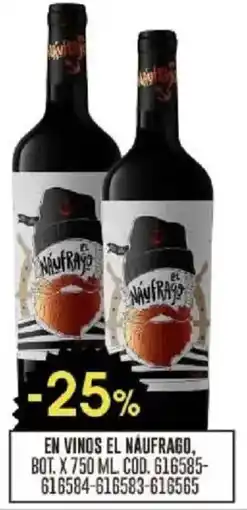 Coto El naufrago en vinos bot. oferta