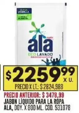 Coto Ala jabon liquido para la ropa doy. oferta