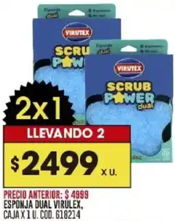 Coto Virulex esponja dual caja oferta