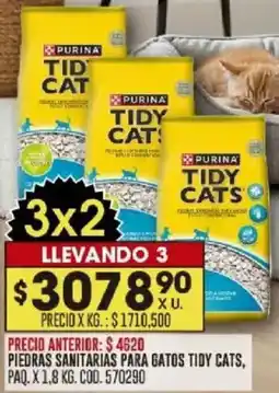 Coto Purina tidy cats piedras sanitarias para gatos paq oferta