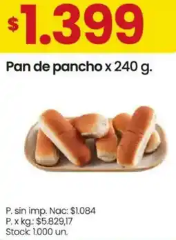 Changomas Pan de pancho oferta