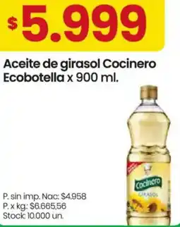 Changomas Cocinero ecobotella aceite de girasol oferta