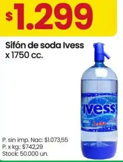 Changomas Ivess sifón de soda oferta