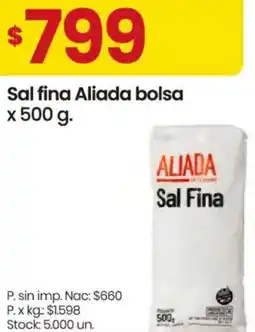 Changomas Aliada sal fina bolsa oferta