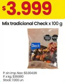 Changomas Check mix tradicional oferta