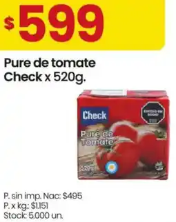 Changomas Check pure de tomate oferta
