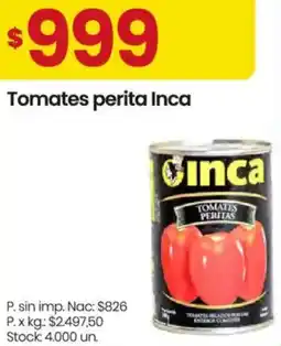 Changomas Inca tomates perita oferta