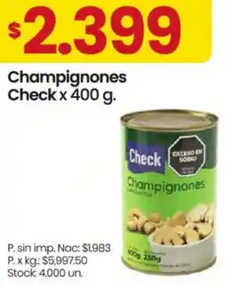 Changomas Check champignones oferta