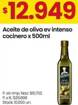 Changomas Cocinero aceite de oliva ev intenso oferta