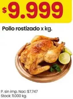 Changomas Pollo rostizado oferta