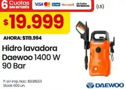 Changomas Daewoo hidro lavadora oferta