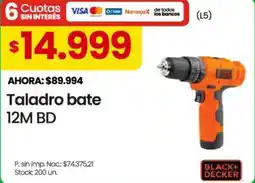 Changomas Black+ decker taladro bate oferta