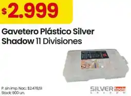 Changomas Silver shadow gavetero plástico oferta