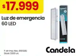 Changomas Candela luz de emergencia 60 led oferta