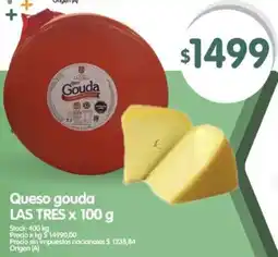 Supermercados Buenos Días Las tres queso gouda oferta