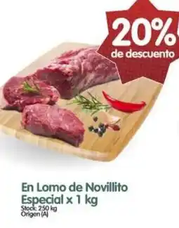 Supermercados Buenos Días En lomo de novillito especial oferta