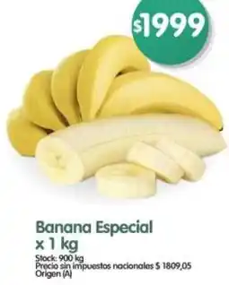 Supermercados Buenos Días Banana especial oferta