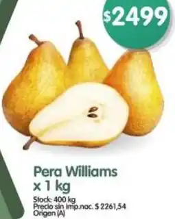 Supermercados Buenos Días Pera williams oferta