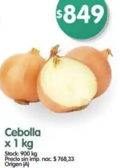 Supermercados Buenos Días Cebolla oferta