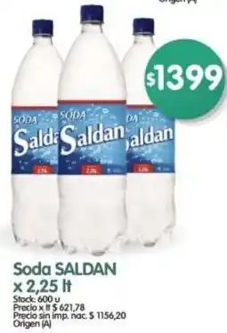 Supermercados Buenos Días Saldan soda oferta