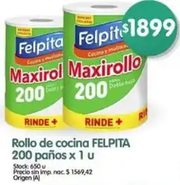Supermercados Buenos Días Felpita rollo de cocina oferta