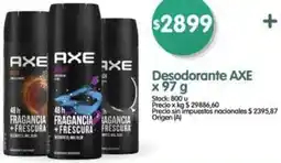 Supermercados Buenos Días Axe desodorante oferta
