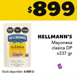 Nini Mayorista Hellmann's mayonesa clasica dp oferta