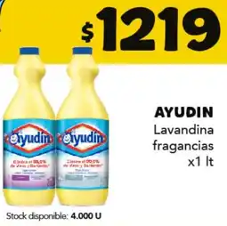 Nini Mayorista Ayudín lavandina fragancias oferta