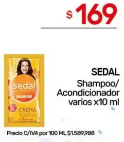Nini Mayorista Sedal shampoo/ acondicionador varios oferta