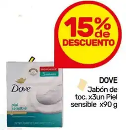 Nini Mayorista Dove jabón de toc. x3un piel sensible oferta