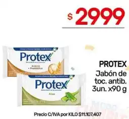 Nini Mayorista Protex jabón de toc. antib. oferta