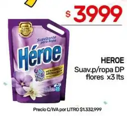 Nini Mayorista Héroe suav.p/ropa dp flores x3 its oferta